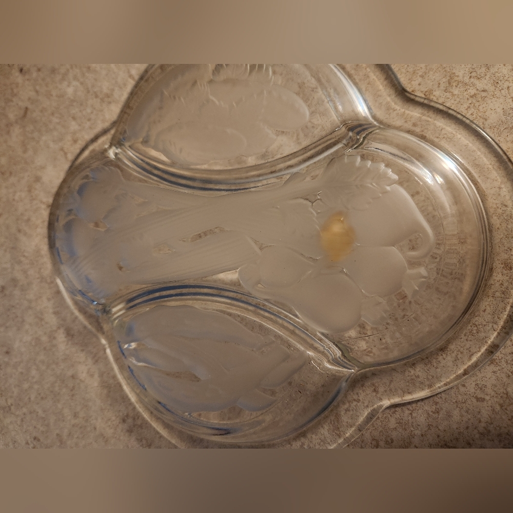 Nachtmann Clear Glass Divided Serving Dish - Picture 6 of 6